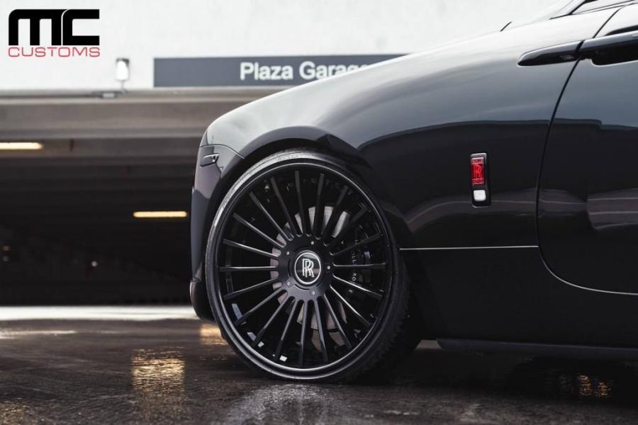 Детали экстерьера Rolls-Royce Wraith Black by MC Customs 2018 года  (фото 2 из 10)